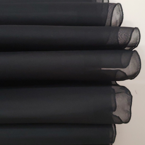 Let's Fashion Black Dress With Shawl - Picture 5 of 13